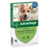 Bayer Advantage 400 Hond (> 25 Kg) 4 Pipetten -PetPlezier Verkoopwinkel bayer advantage 400 hond 25 kg 4 pipetten