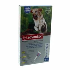 Bayer Advantix Spot On Hond 4 Pipetten -PetPlezier Verkoopwinkel bayer advantix spot on hond 4 pipetten 3