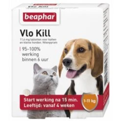 Beaphar Vlo Kill+ Hond Vanaf 11 Kg 5 Beaphar Vlo Kill+ Hond Vanaf 11 Kg -PetPlezier Verkoopwinkel beaphar vlo kill hond vanaf 11 kg 1