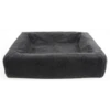 Bia Bed Cotton Fleece Overtrek Hondenmand Donkergrijs -PetPlezier Verkoopwinkel bia bed cotton fleece overtrek hondenmand donkergr