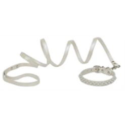 Croci Hondenriem Met Halsband Wit