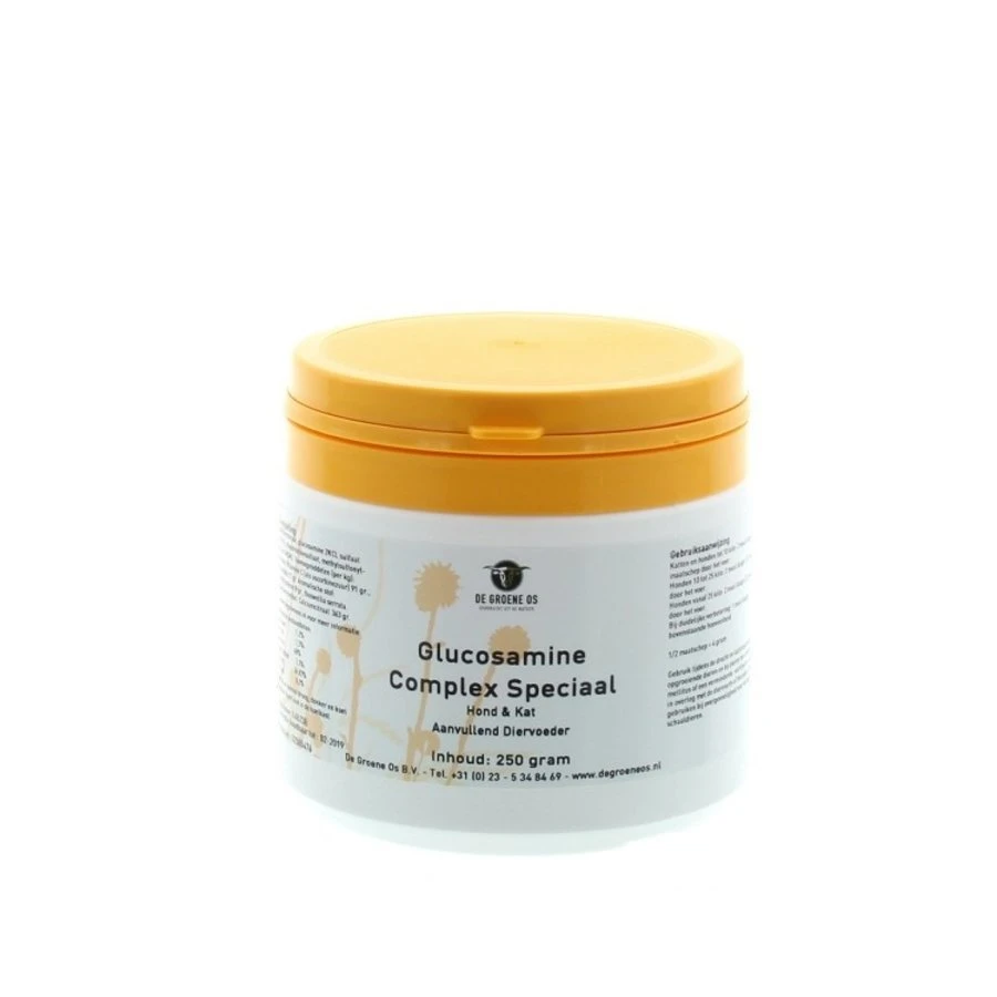 De Groene Os Glucosamine Complex Speciaal Hond & Kat 250gr 3 De Groene Os Glucosamine Complex Speciaal Hond & Kat 250gr