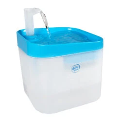Duvo+ Transparante Waterfontein | 1,8 Liter Inhoud