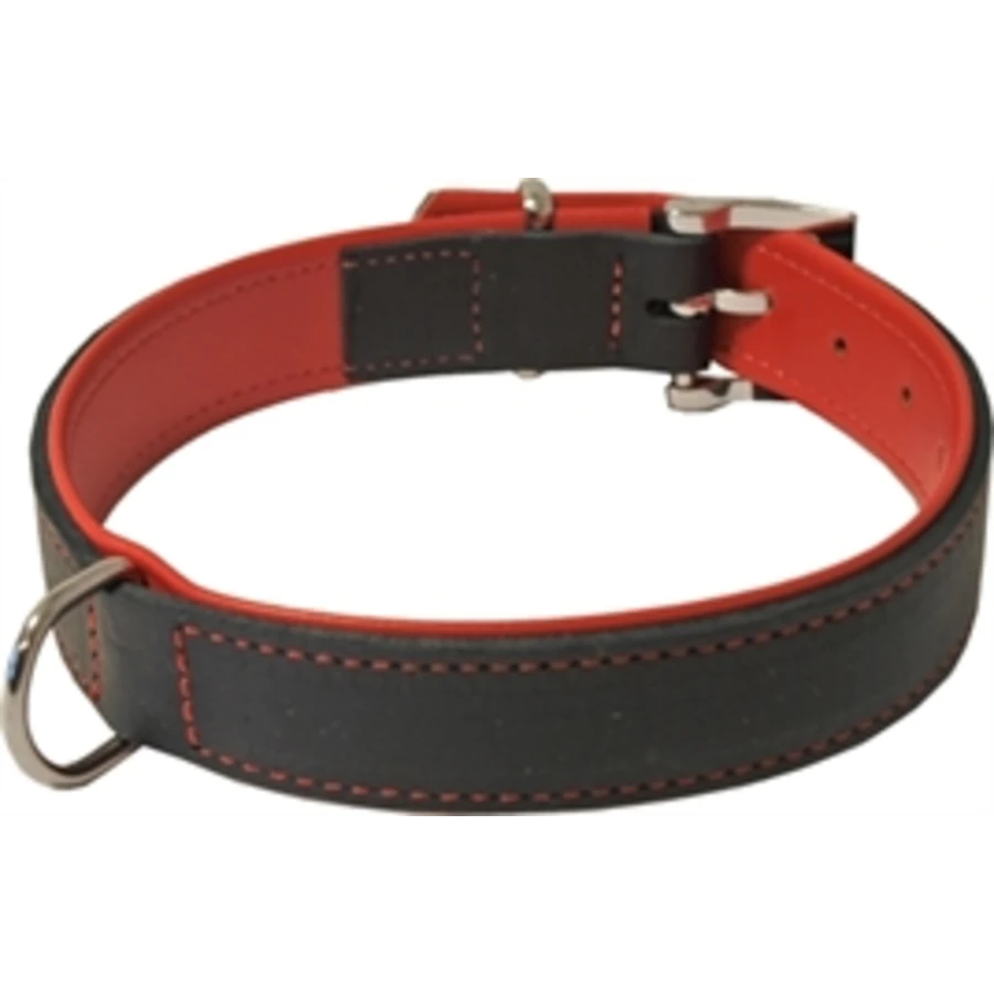 Junai.nl Hondenhalsband Soft Gevoerd Zwart / Rood 3 Junai.nl Hondenhalsband Soft Gevoerd Zwart / Rood