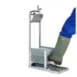 Kerbl Laarzenreiniger RVS Met Schraapbeugel