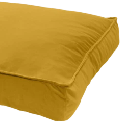 Madison Velours Lounge Cushion Geel -PetPlezier Verkoopwinkel madison velours lounge cushion geel 1
