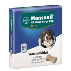 Mansonil All Worm Dog Large 2 Tabletten