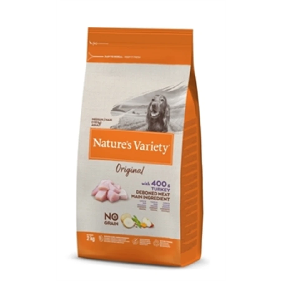 Natures Variety Orginal Adult Medium / Maxi Turkey No Grain 3 Natures Variety Orginal Adult Medium / Maxi Turkey No Grain