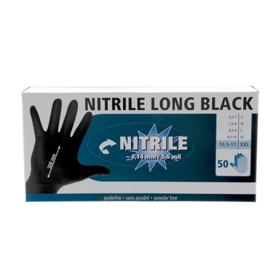 Nitril Melkhandschoen Lang 50 Stuks 3 Nitril Melkhandschoen Lang 50 Stuks