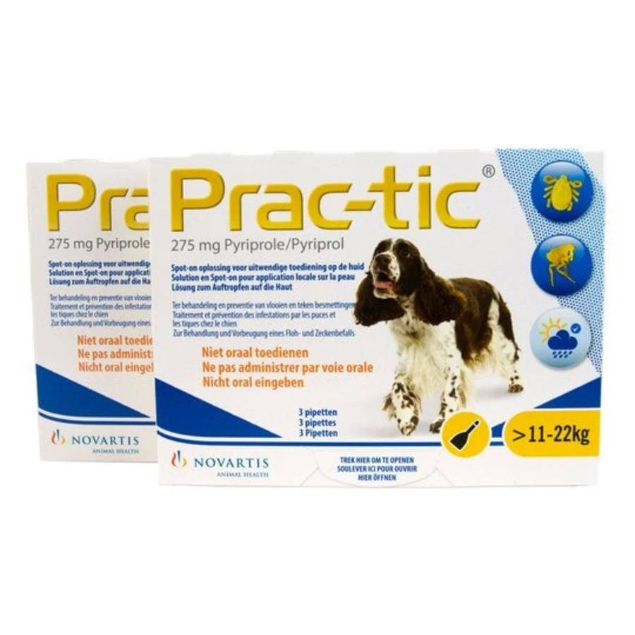 Novartis Prac-tic Teek & Vlo - 3 Pipetten 5 Novartis Prac-tic Teek & Vlo - 3 Pipetten - Afbeelding 3