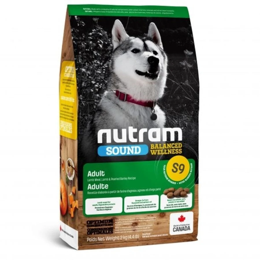 Nutram Adult Lamb Dog S9 3 Nutram Adult Lamb Dog S9