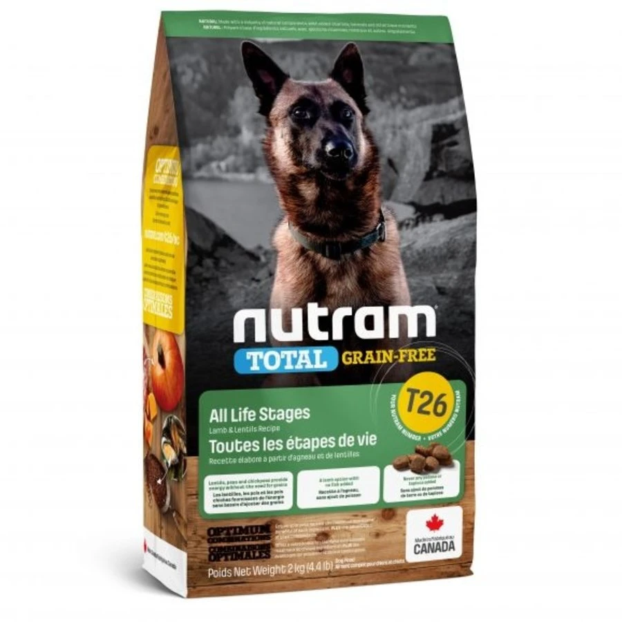 Nutram Grain Free Lamb & Lentils T26 3 Nutram Grain Free Lamb & Lentils T26
