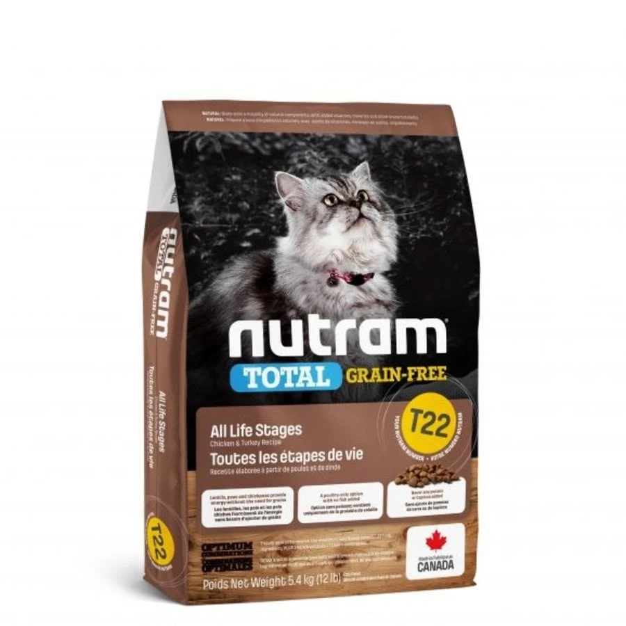 Nutram Total Grain-Free Kalkoen En Kip T22 4 Nutram Total Grain-Free Kalkoen En Kip T22 - Afbeelding 2