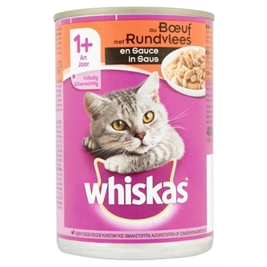 Whiskas Adult Brokjes Blik 12 Pack 4 Whiskas Adult Brokjes Blik 12 Pack - Afbeelding 2